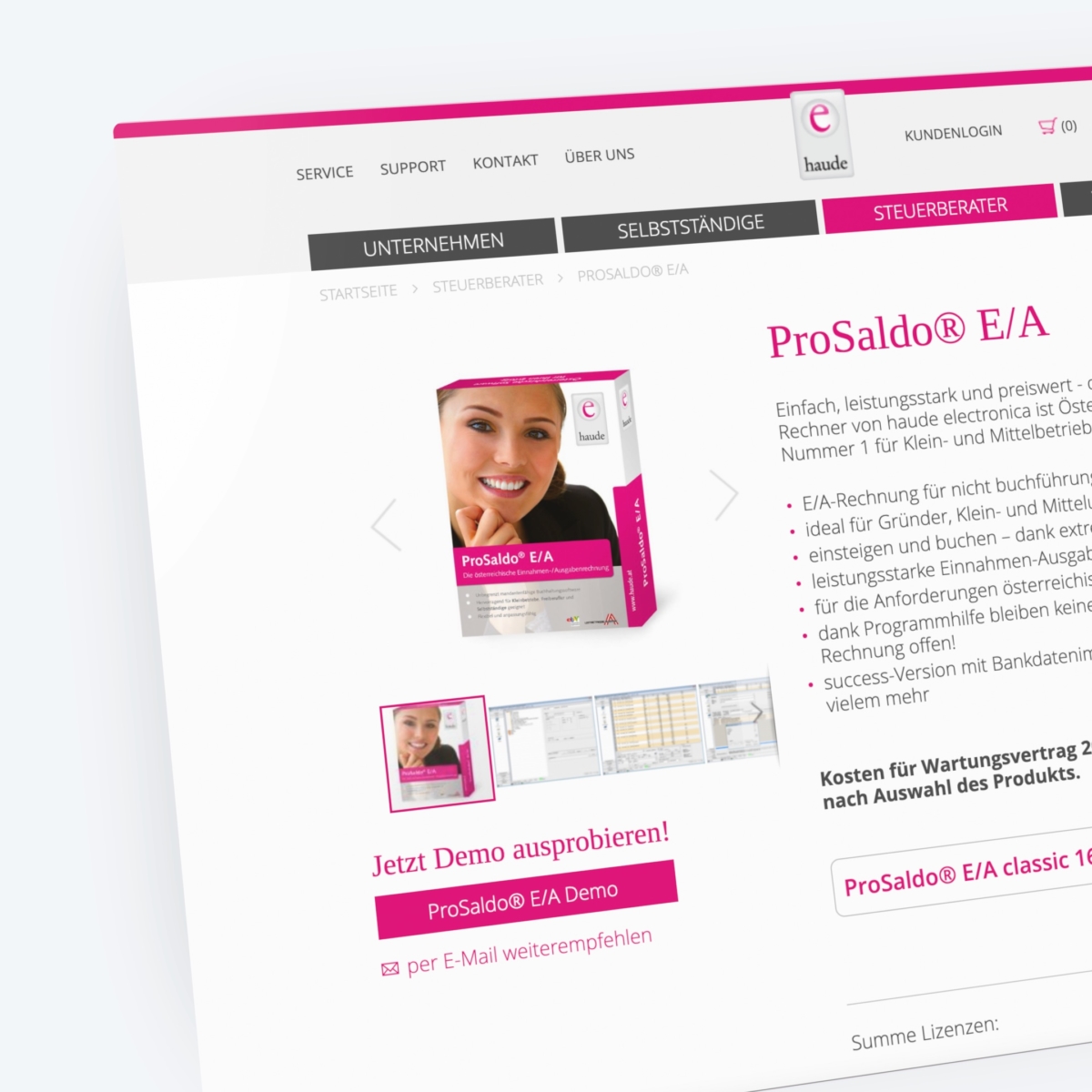 Onlineshop erstellen