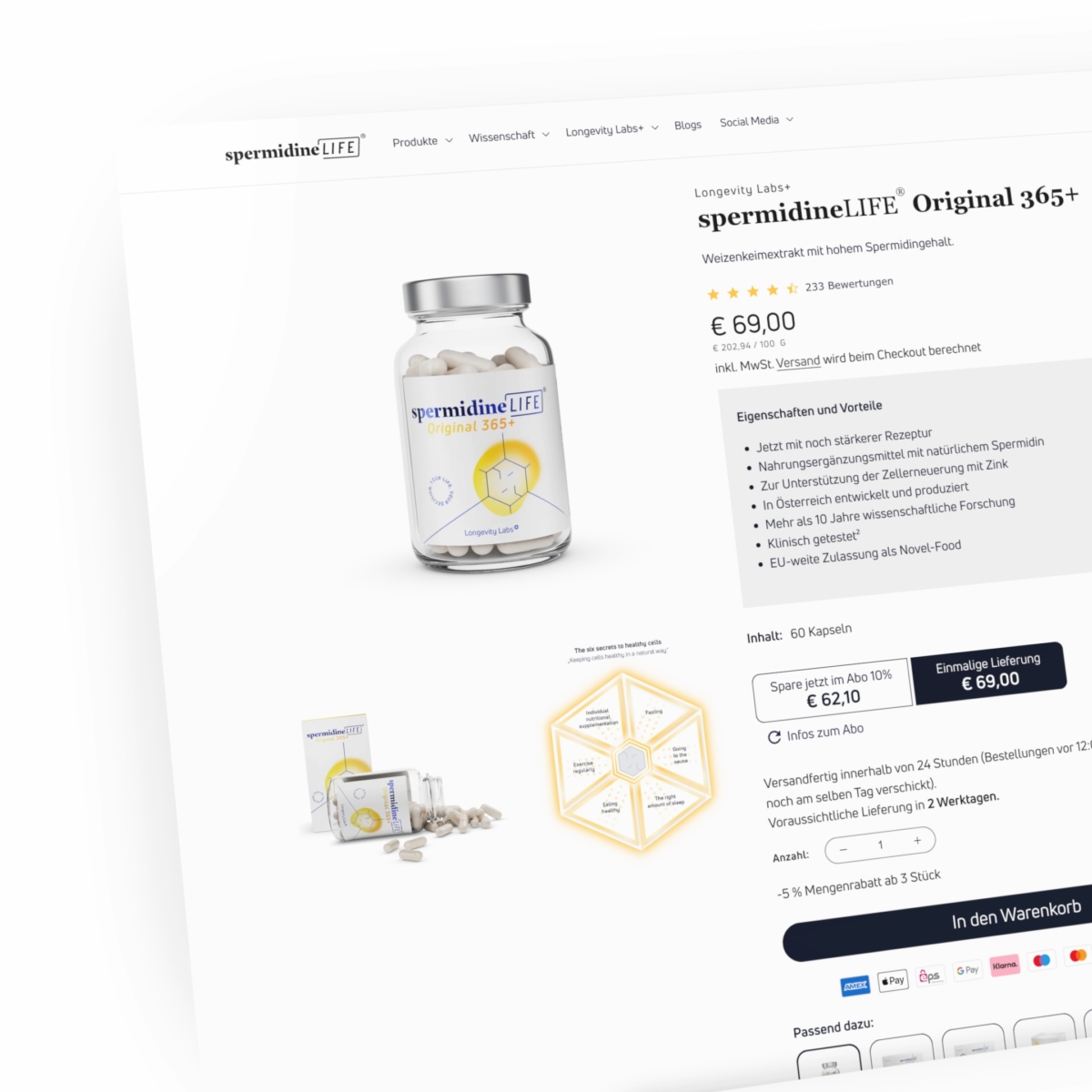 Onlineshop erstellen Screenshot