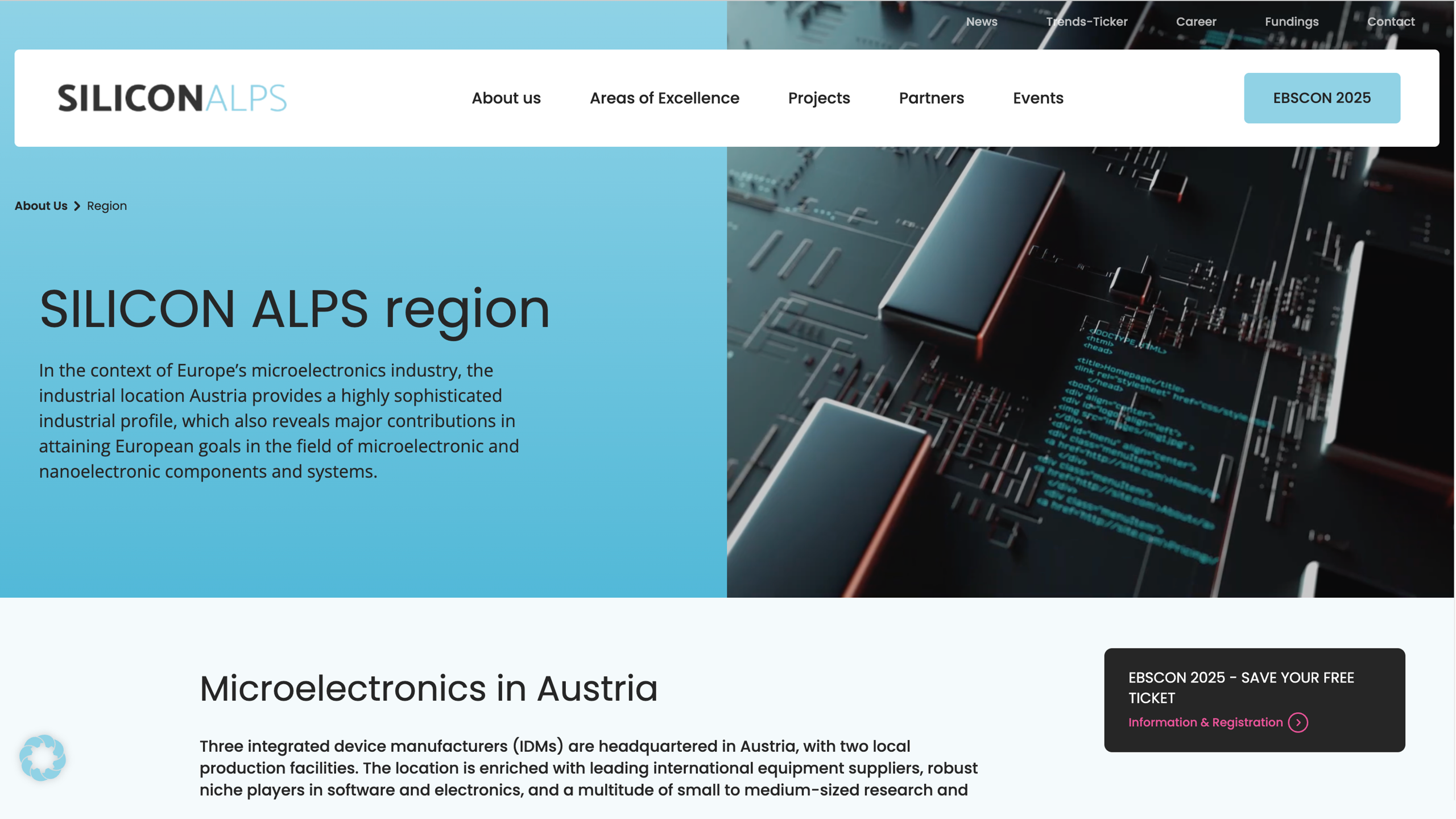 Website Headerbereich